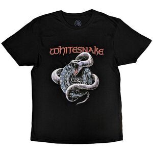 Whitesnake Unisex Adult Snake Cotton T-Shirt / Black